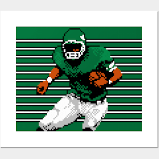 New York Pixel Running Back Posters and Art